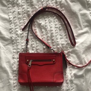Rebecca Minkoff red leather crossbody